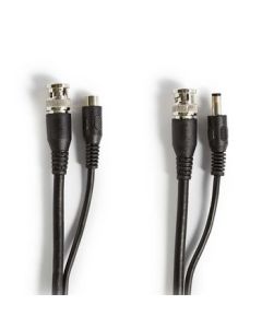 Nedis, CCTV-sikkerhedskabel BNC/DC, RG59, 50 m, præmonterede stik