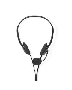 NEDIS, PC-headset   On-ear   2 x 3,5 mm stik   2,0 m   Sort