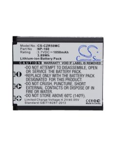 Batteri til Casio kamera Exilim EX-FC500 - 1050mAh