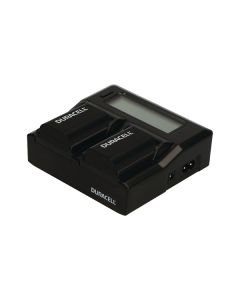 Duracell batterioplader til Canon LP-E6N med 2 ladekanaler (UK Version)