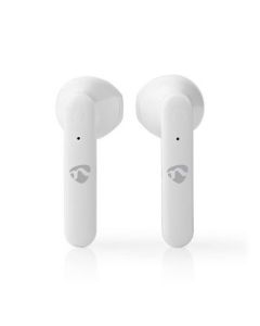 NEDIS, Fuldt Trådløse hovedtelefoner   Bluetooth®   Touch Control   Opladningsholder   Indbygget mikrofon   Understøtter stemmestyring   Hvid