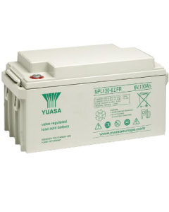 NPL130-6FR Yuasa Long Life Blybatteri (Flammeafvisende kasse)