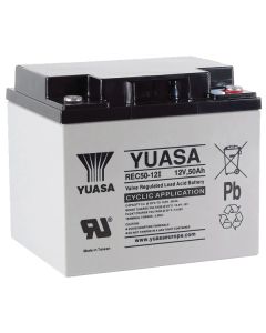 REC50-12I Yuasa Cyklisk Blybatteri