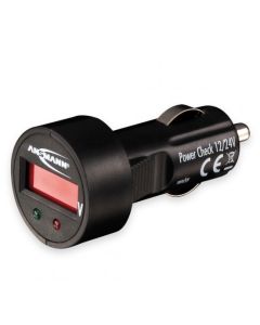 Ansmann Power Check Voltmeter til Cigarettænderstik