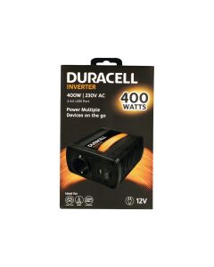 Duracell 400W Inverter 12V til 230V inkl. 2.4A USB Udgang