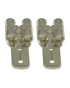 Terminaladapter fra 6,3mm til 4,8mm (2 stk)