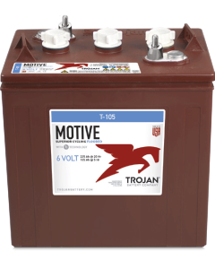Trojan T105 deep cycle batteri - 6V 225Ah / 20h - 185Ah / 5h - ELPT