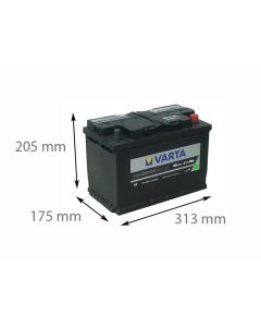 Varta H9 - 12V 100Ah (Bilbatteri)