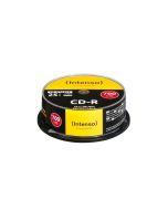 Intenso® CD-R 700MB/80 Min. 52x Speed - 25 stk. På spindel (Printbar)